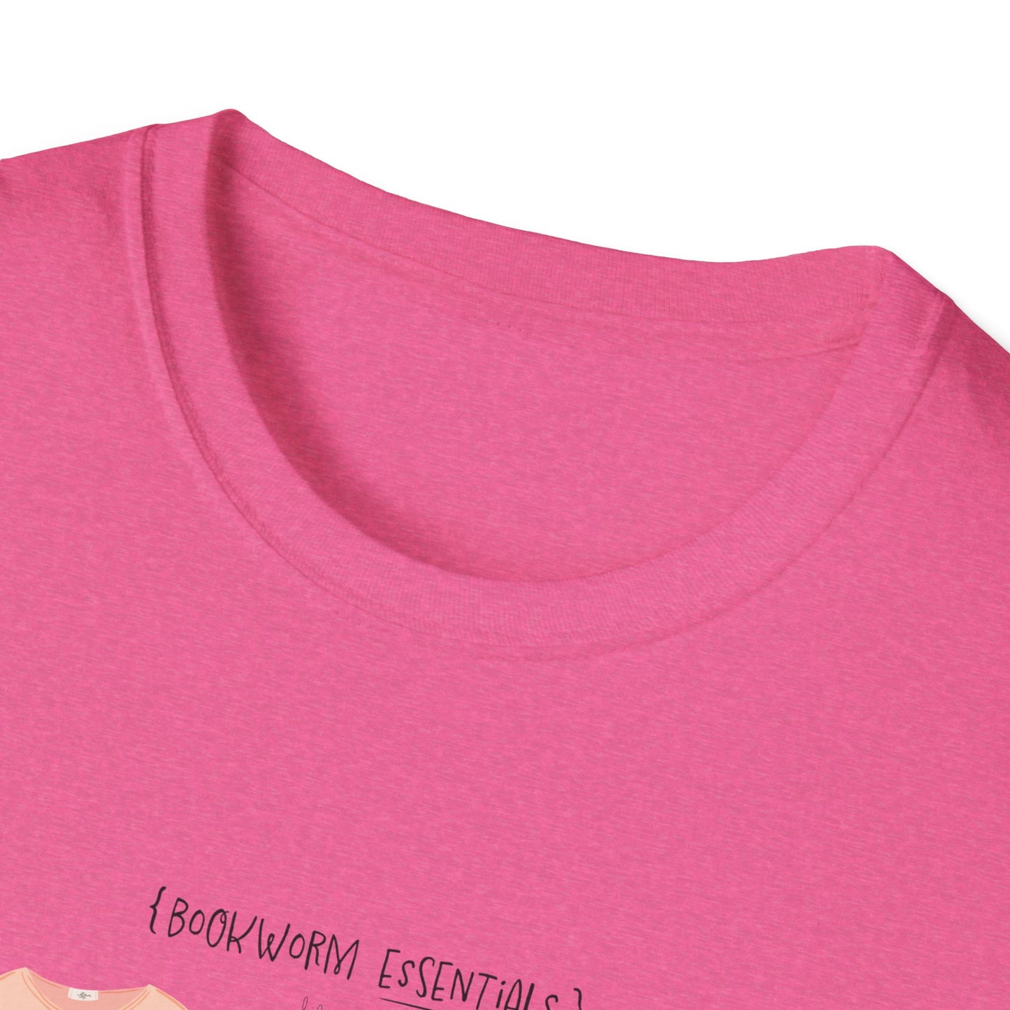Bookworm Essentials Unisex Softstyle T-Shirt - Cozy Night In