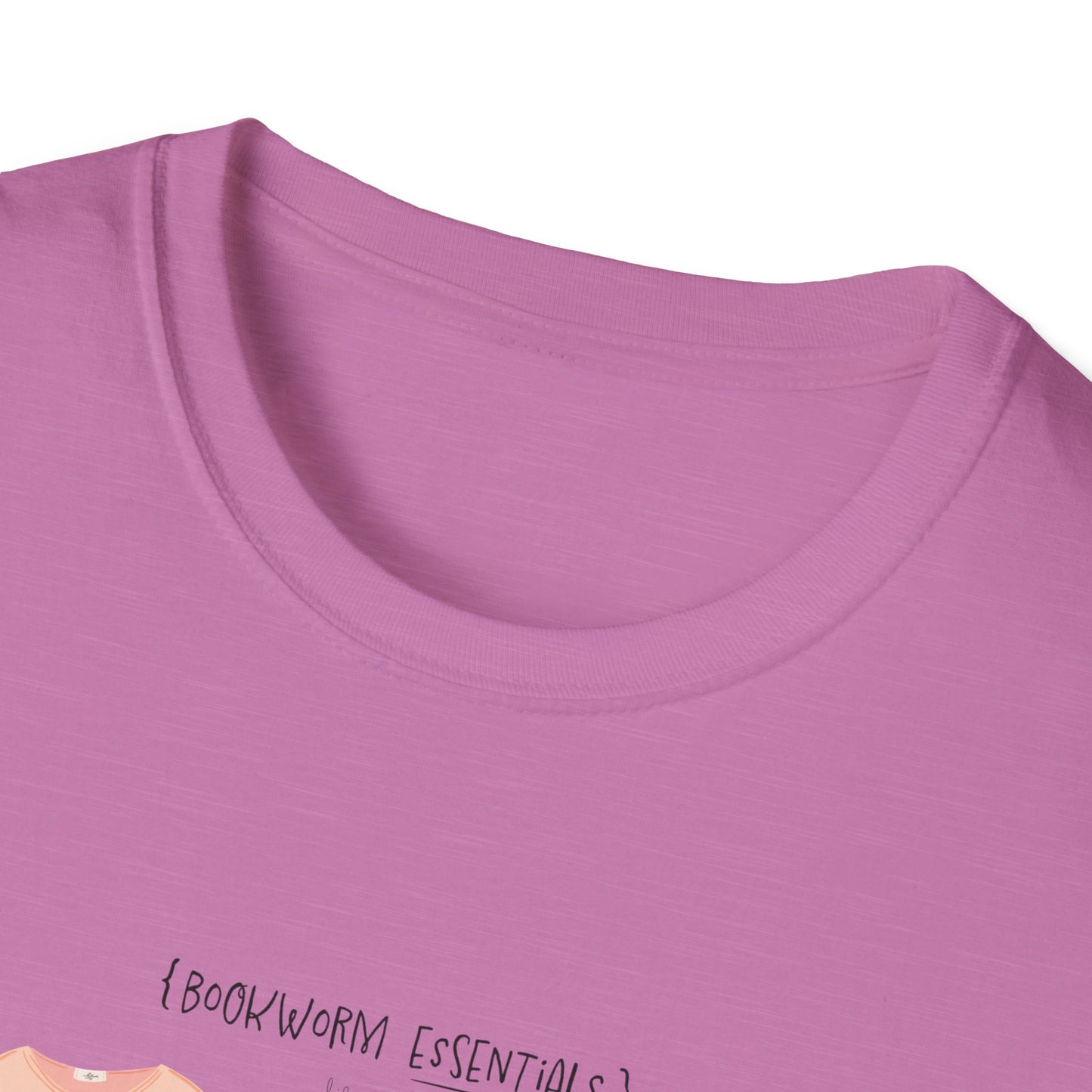 Bookworm Essentials Unisex Softstyle T-Shirt - Cozy Night In