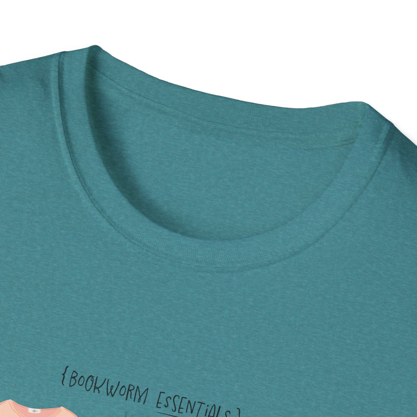 Bookworm Essentials Unisex Softstyle T-Shirt - Cozy Night In