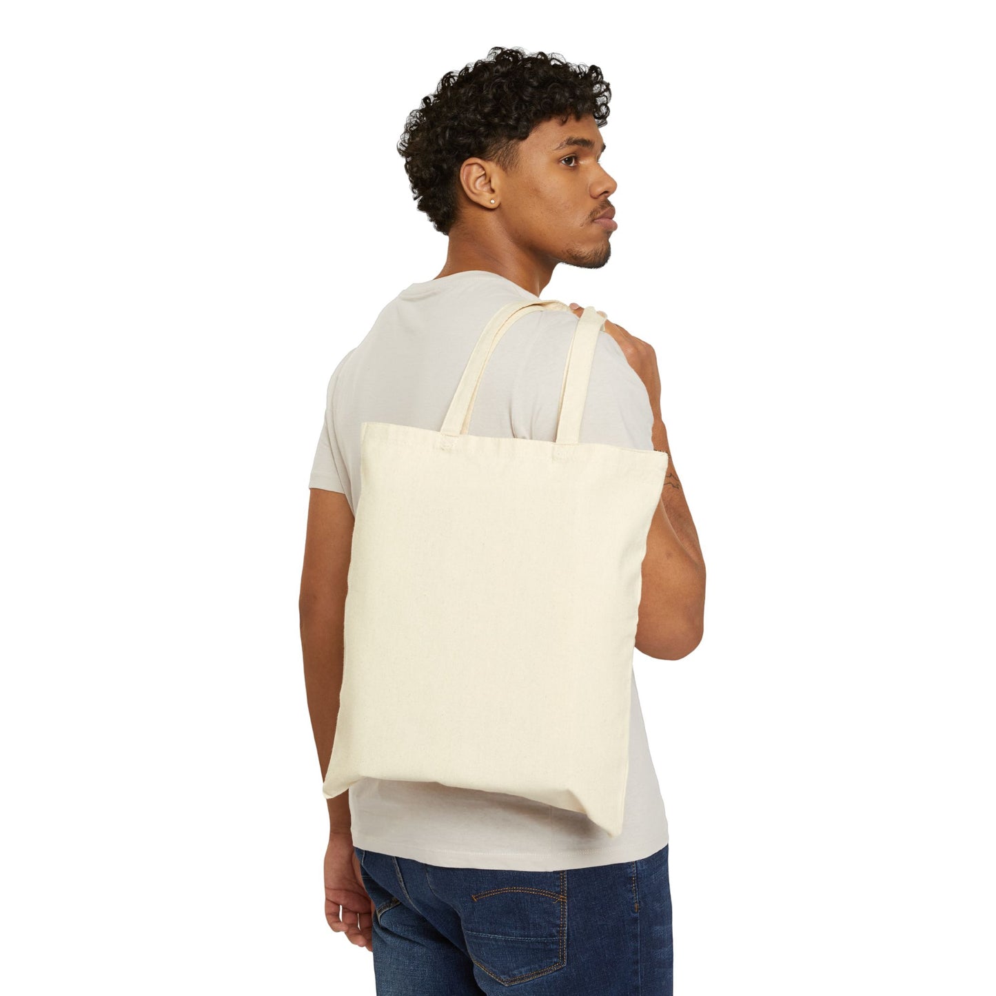 Bookworm Canvas Tote Bag