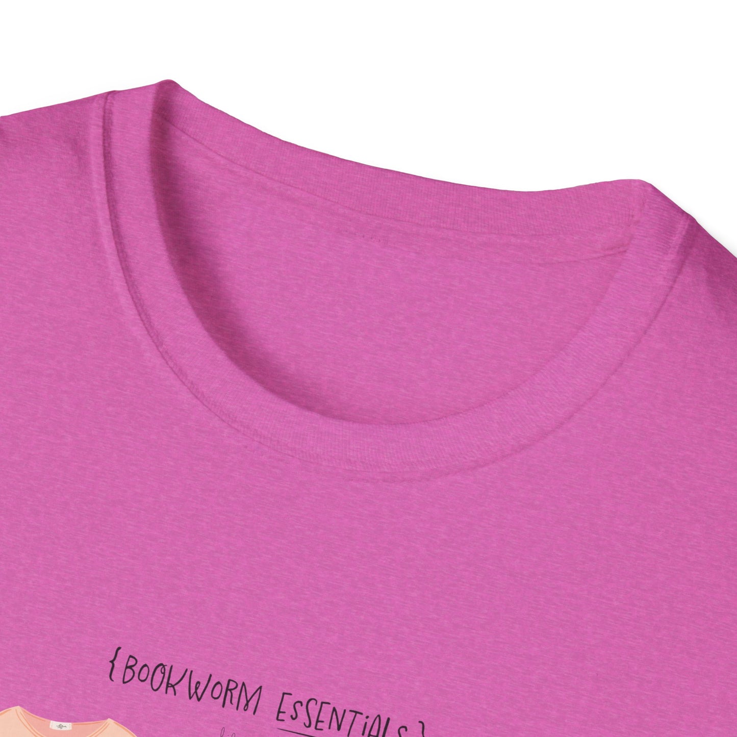 Bookworm Essentials Unisex Softstyle T-Shirt - Cozy Night In