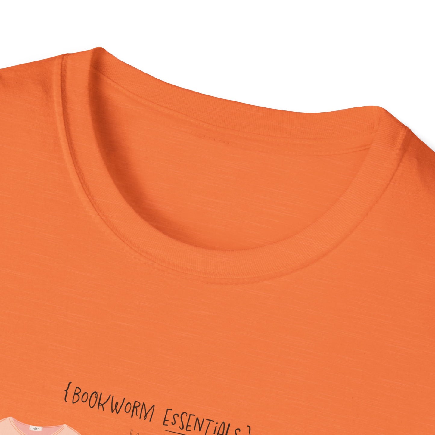 Bookworm Essentials Unisex Softstyle T-Shirt - Cozy Night In