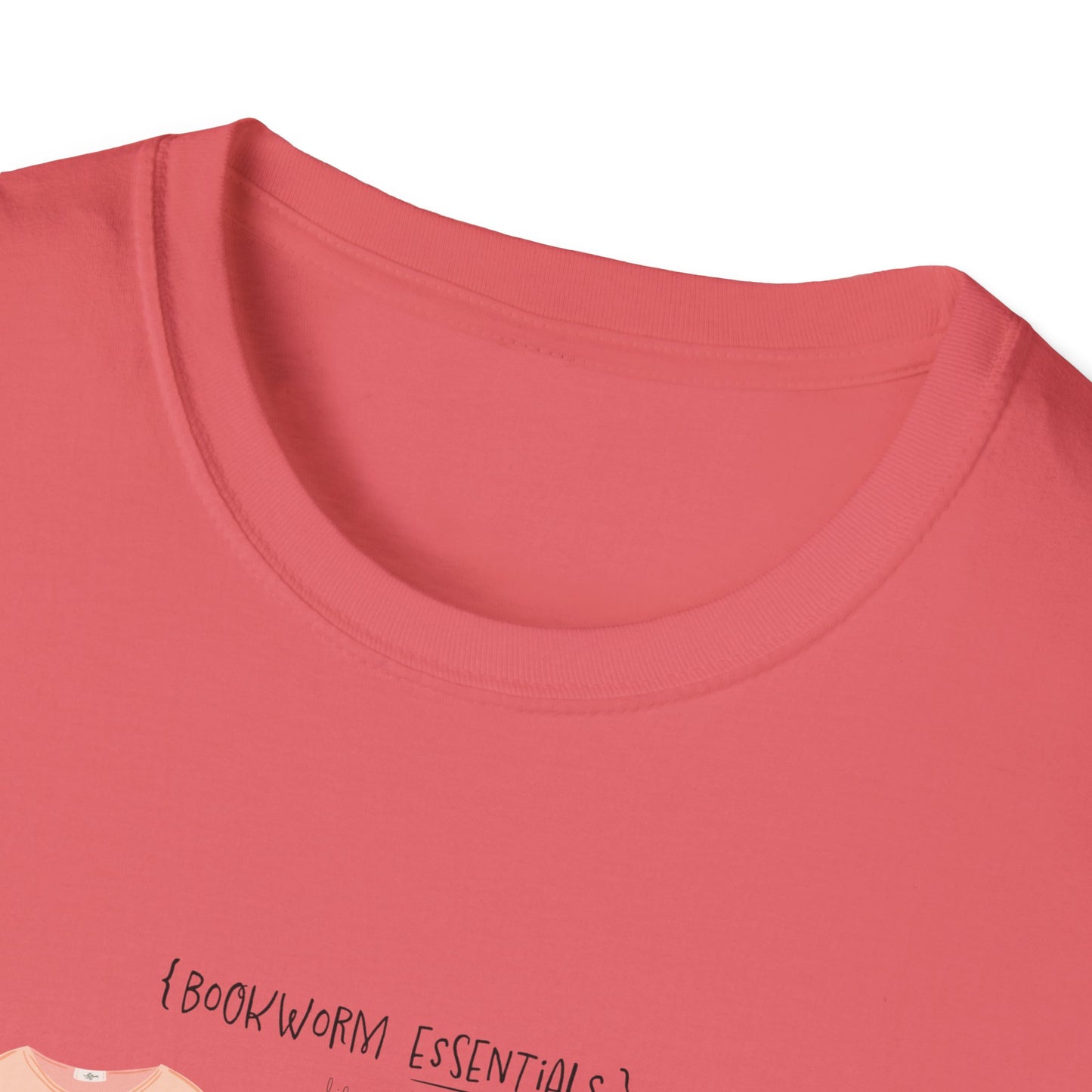 Bookworm Essentials Unisex Softstyle T-Shirt - Cozy Night In