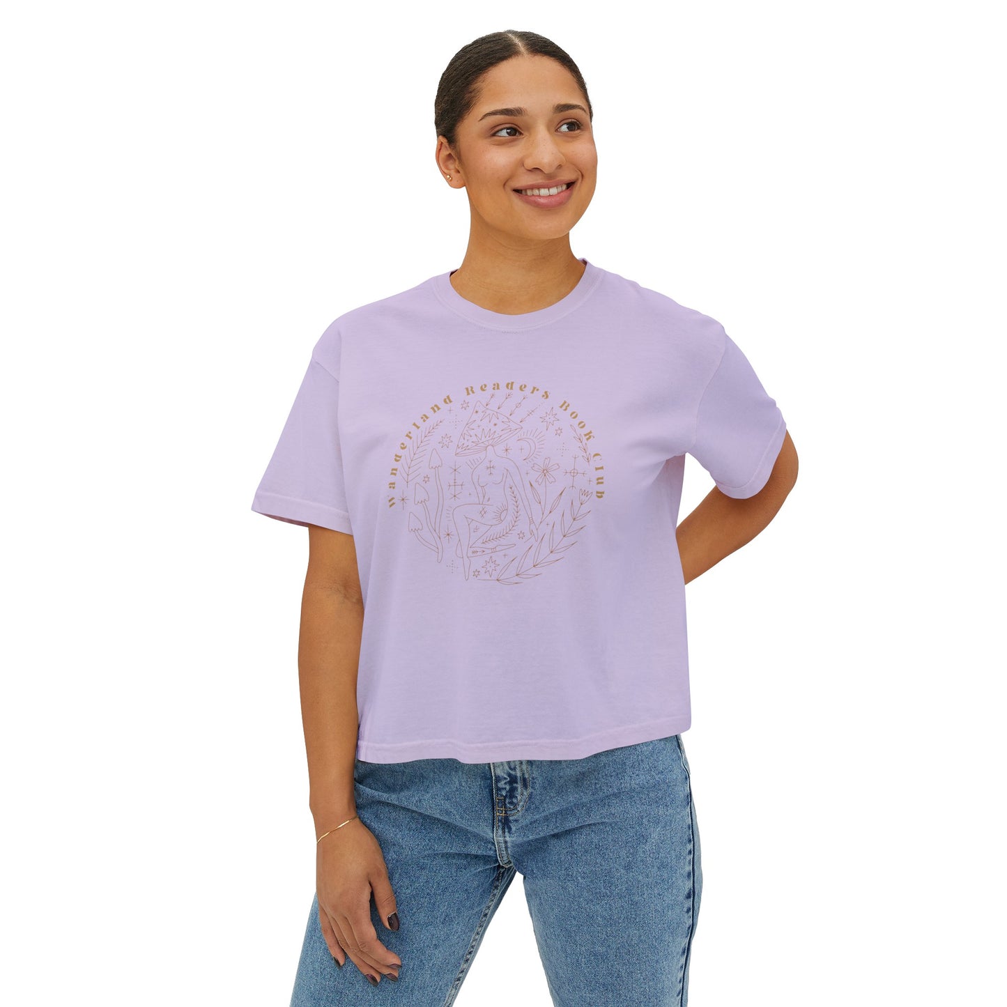 Wanderland Readers Book Club Boxy Tee