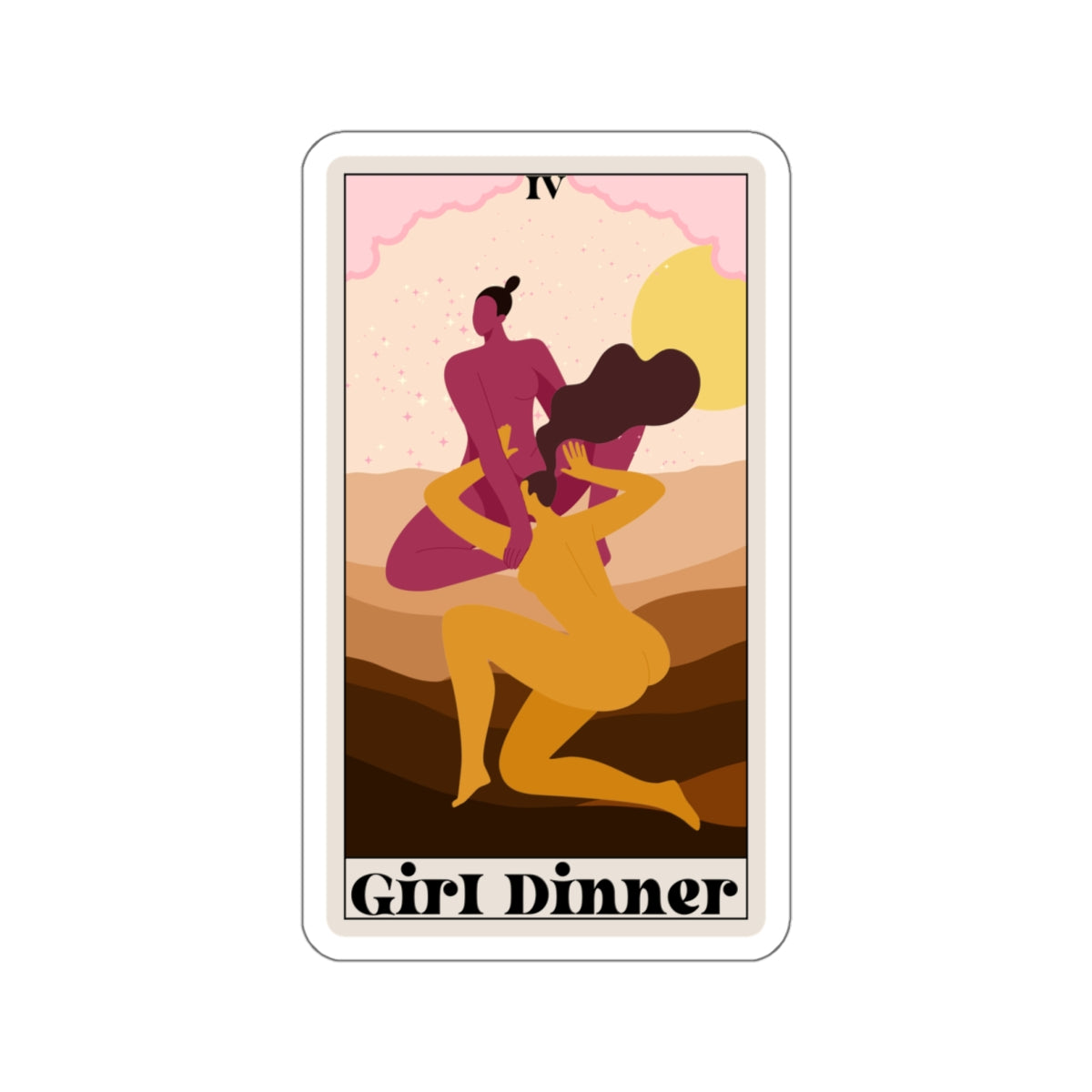 Girl Dinner Stickers