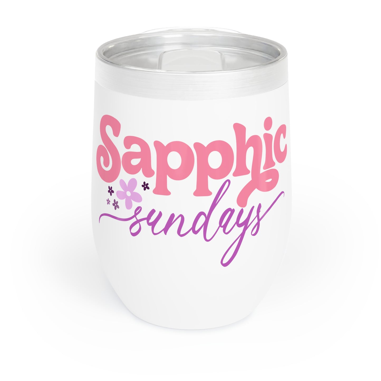 Sapphic Sundays Wine Tumbler