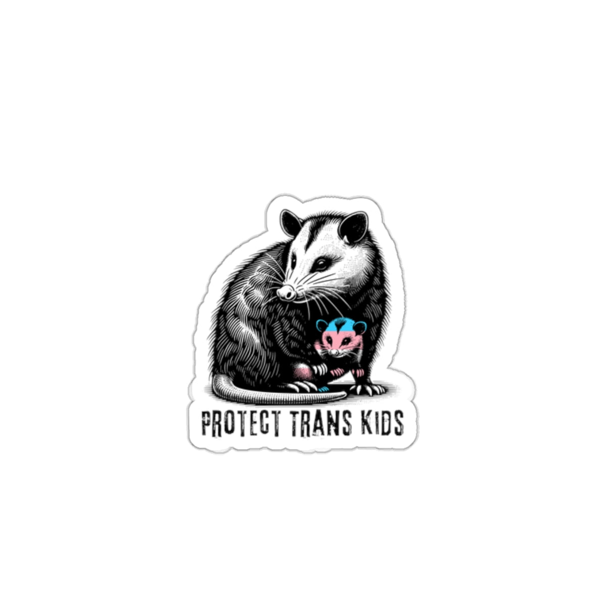 Protect Trans Kids Kiss-Cut Stickers