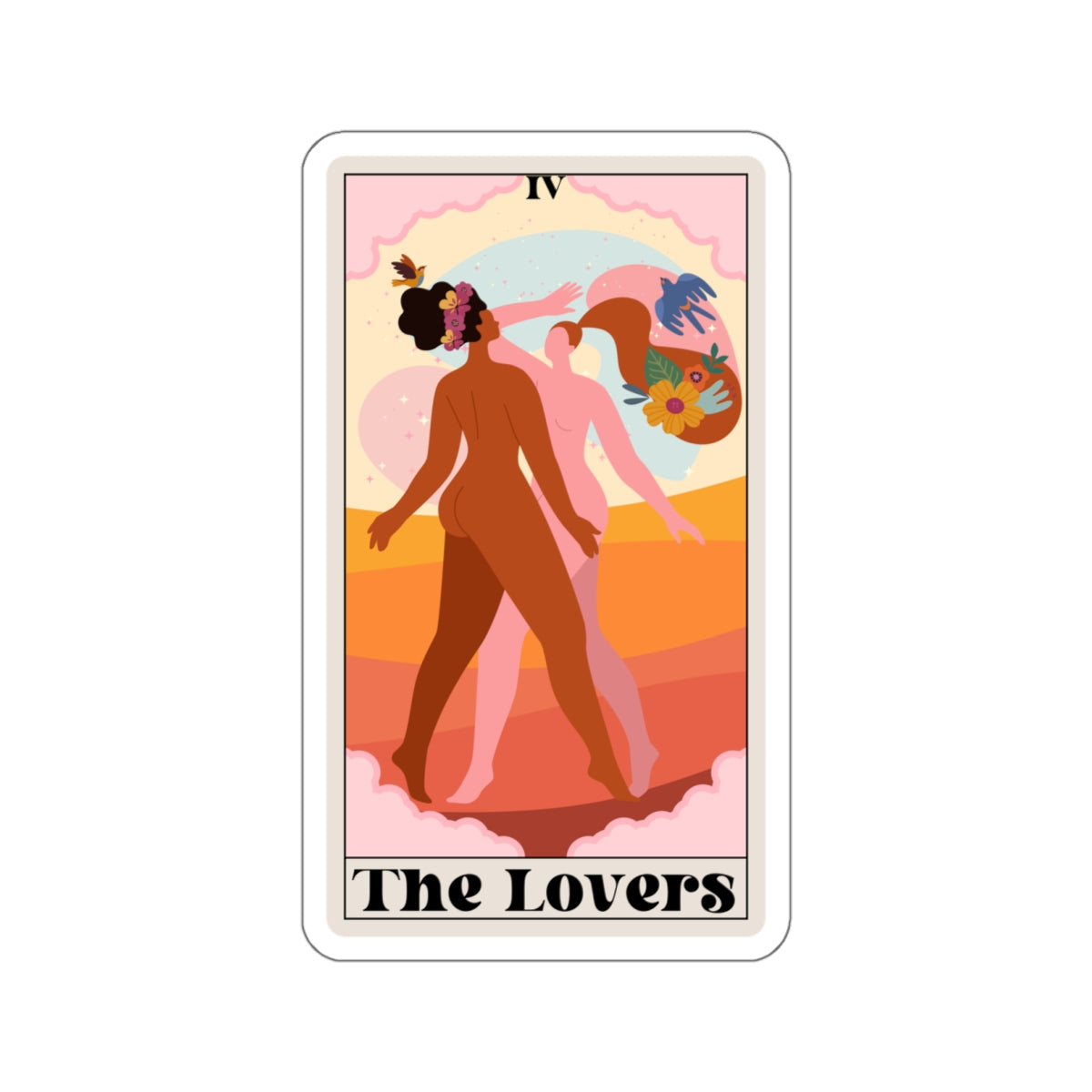 The Lovers Tarot Stickers