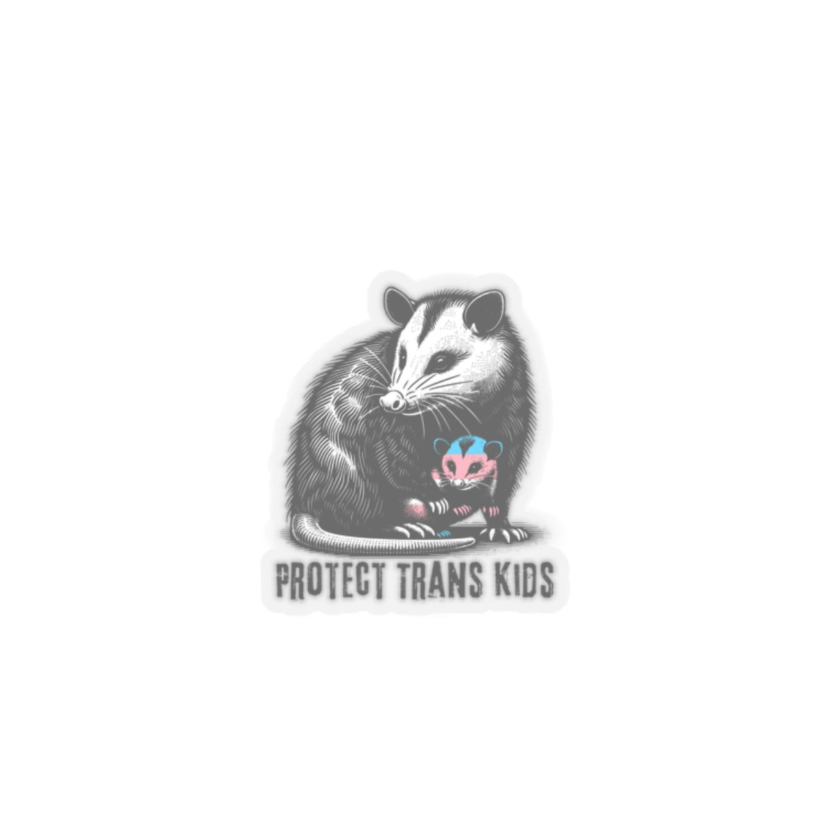 Protect Trans Kids Kiss-Cut Stickers