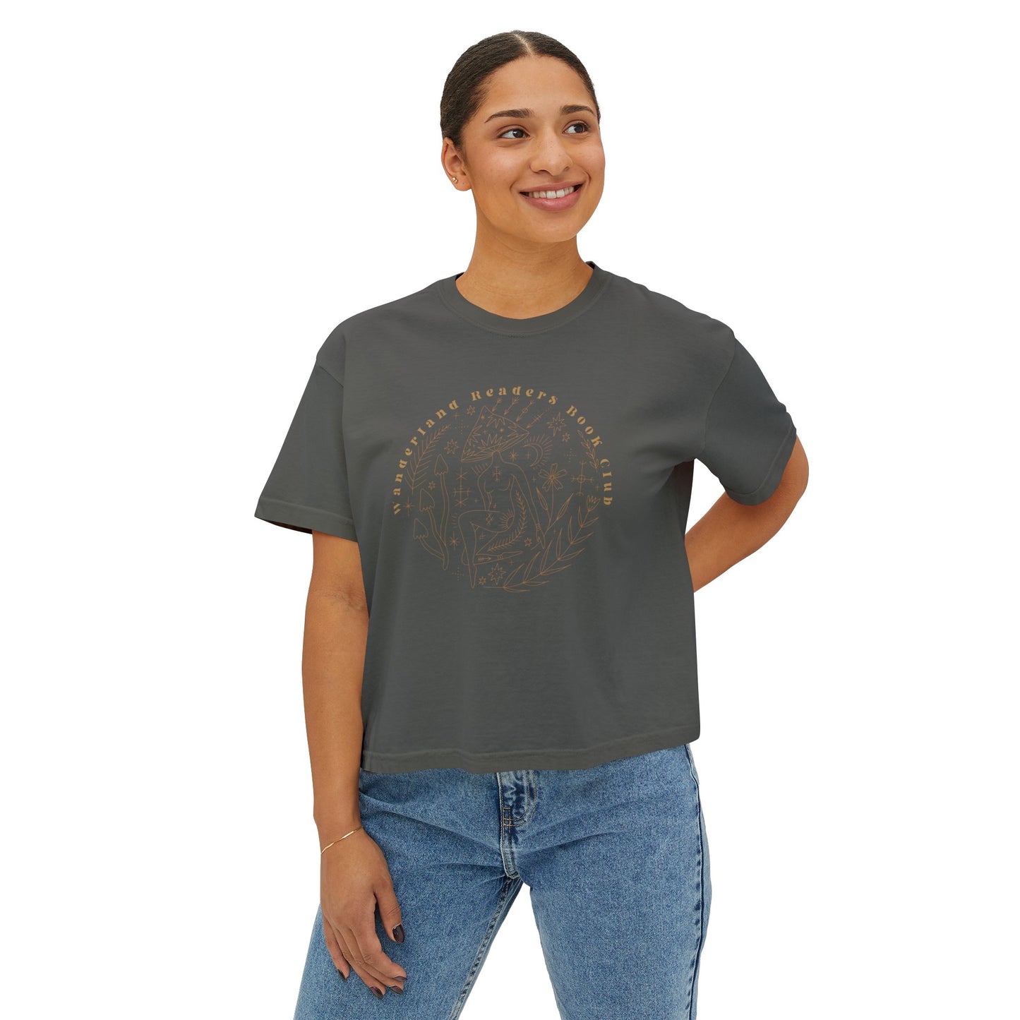 Wanderland Readers Book Club Boxy Tee