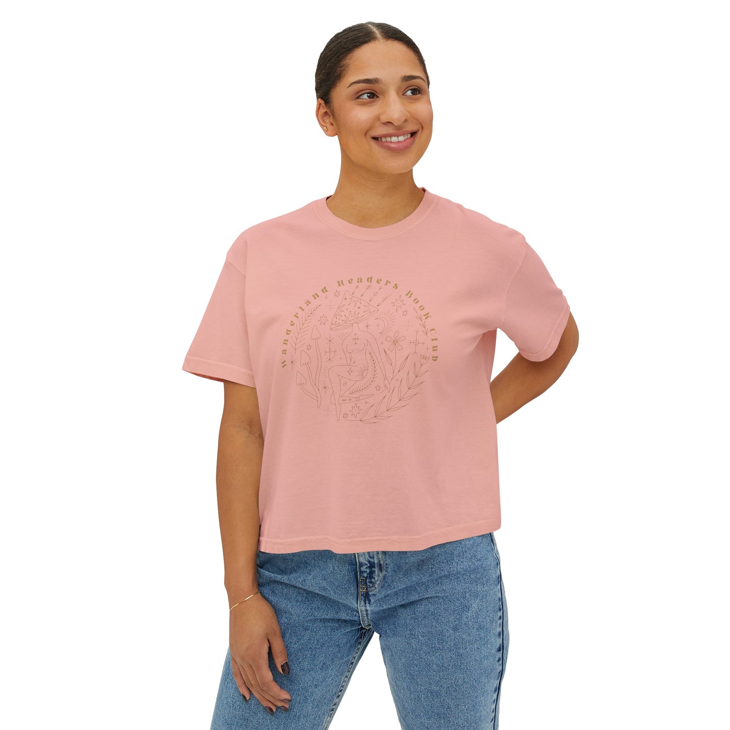 Wanderland Readers Book Club Boxy Tee