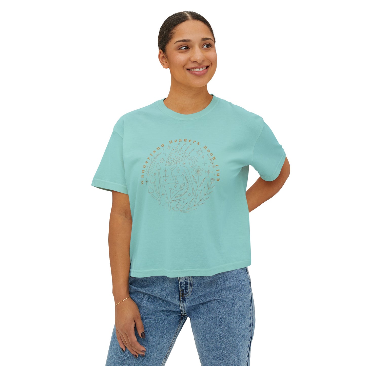 Wanderland Readers Book Club Boxy Tee