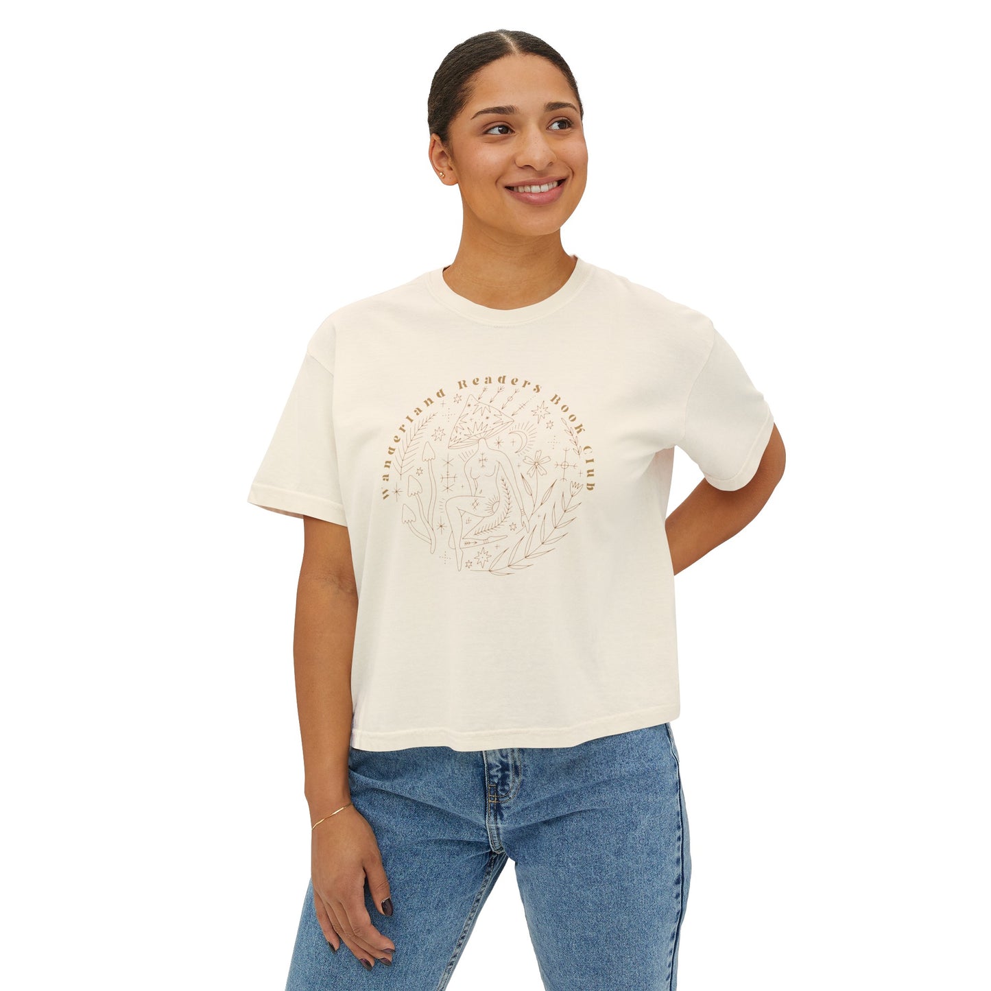 Wanderland Readers Book Club Boxy Tee